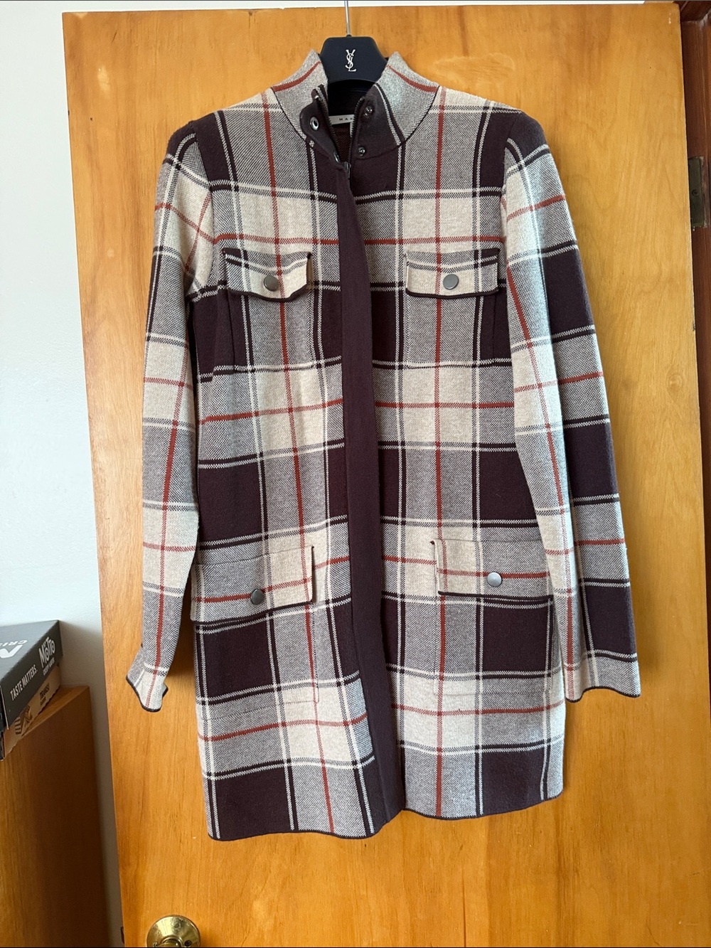 Lightweight Women’s s jacket in Brown and Cream, New